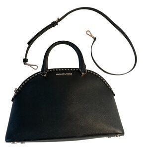 Michael Kors Dome Emmy Black Satchel